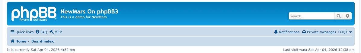 screen cap of FOQ1's forum view